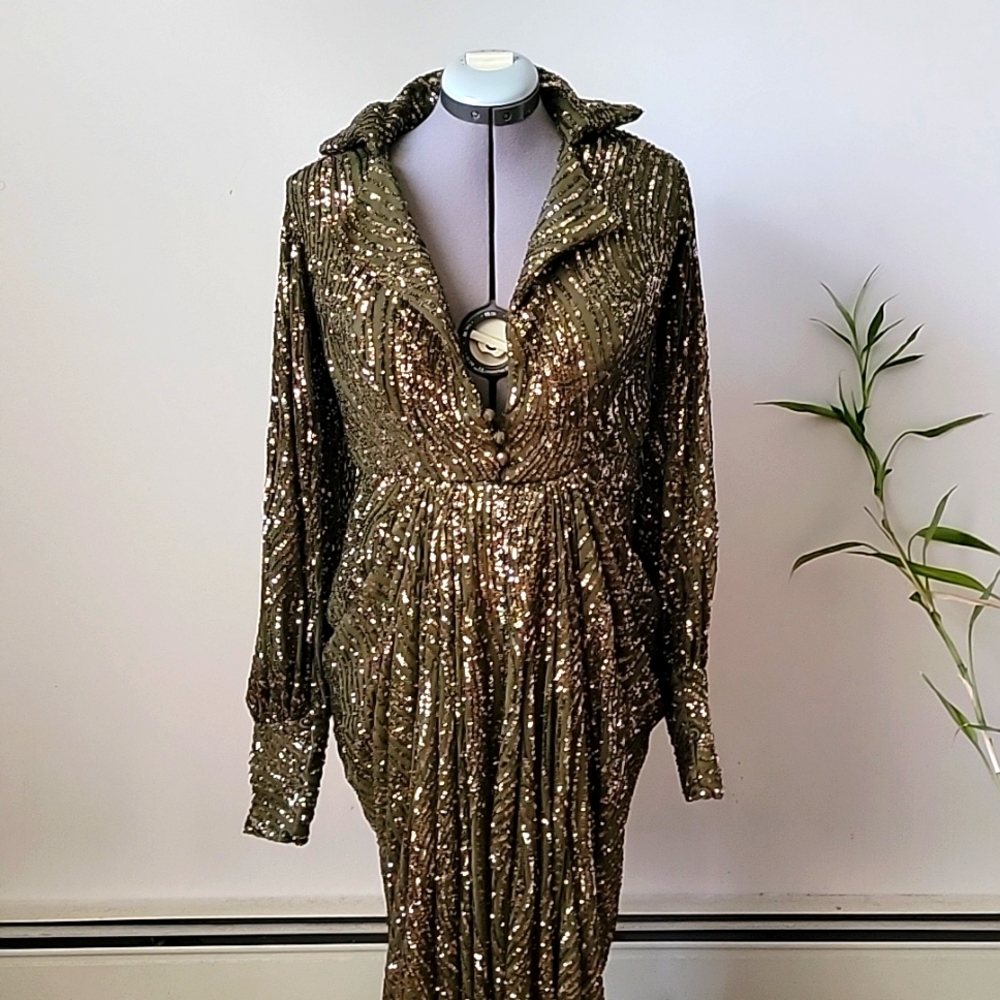 Sequined gown